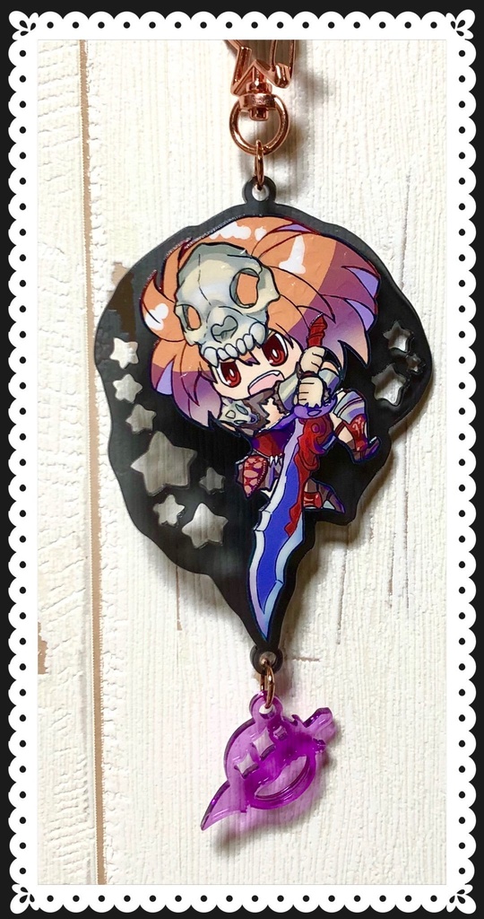 【闇クラス】デュランのゆらキラアクリルキーホルダー【あんしんBOOTHパック】