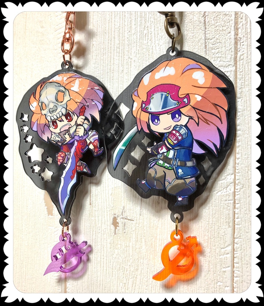 【闇クラス】デュランのゆらキラアクリルキーホルダー【あんしんBOOTHパック】