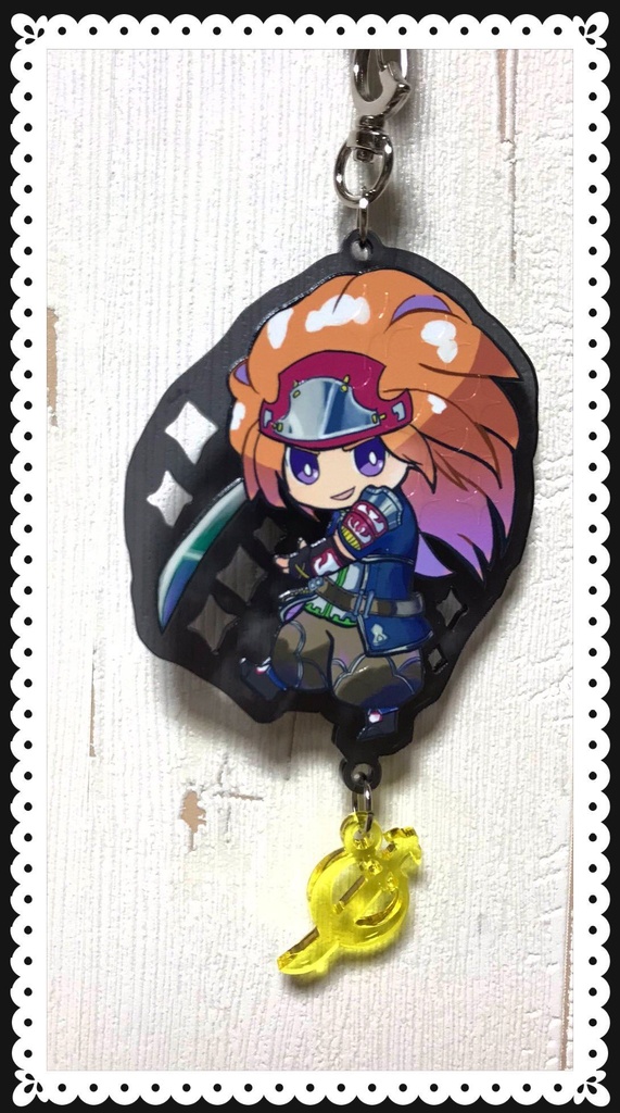 【闇クラス】デュランのゆらキラアクリルキーホルダー【あんしんBOOTHパック】