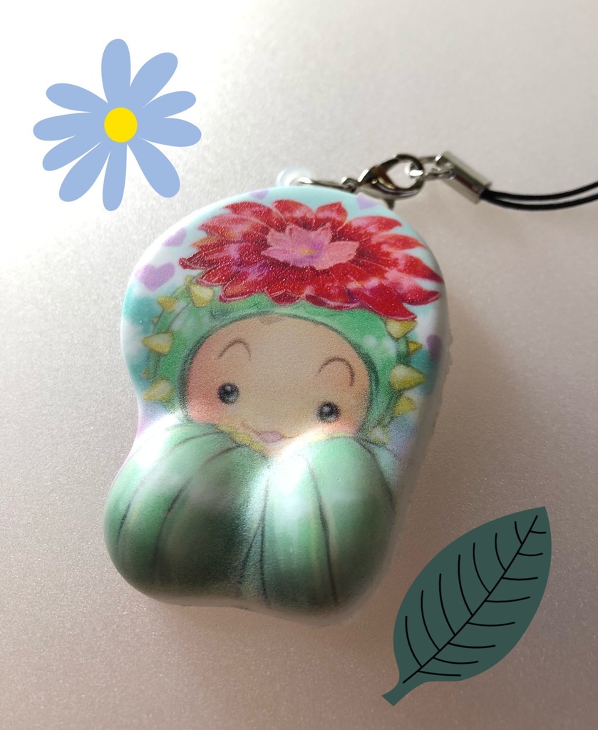 サボテンくんのおててぎゅ!ストラップ【聖剣伝説】あんしんBOOTHパック