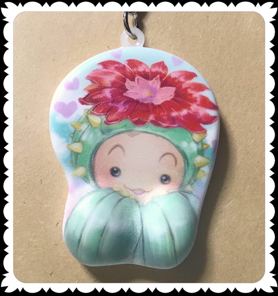 サボテンくんのおててぎゅ!ストラップ【聖剣伝説】あんしんBOOTHパック