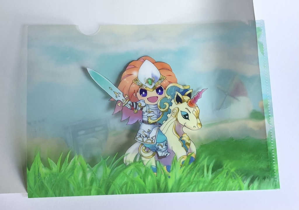 つよいこのミニクリアファイル【聖剣伝説3】【あんしんBOOTHパック】