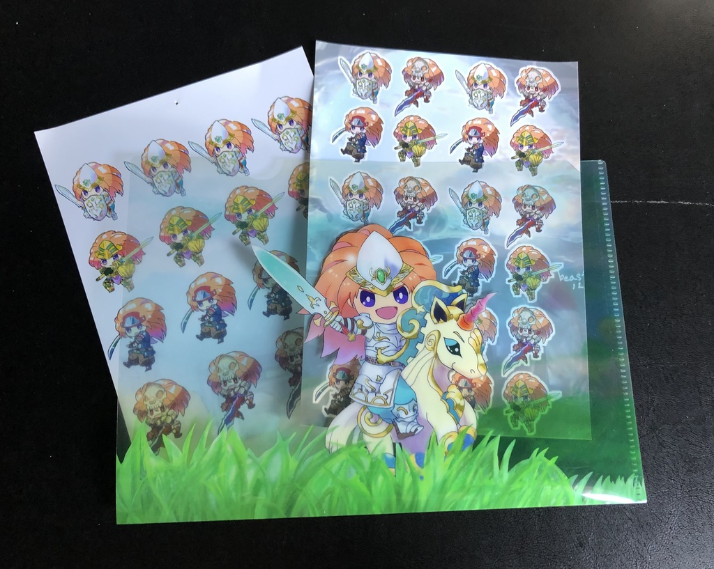 つよいこのミニクリアファイル【聖剣伝説3】【あんしんBOOTHパック】