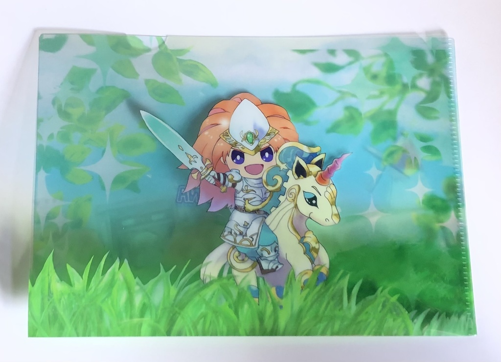 つよいこのミニクリアファイル【聖剣伝説3】【あんしんBOOTHパック】