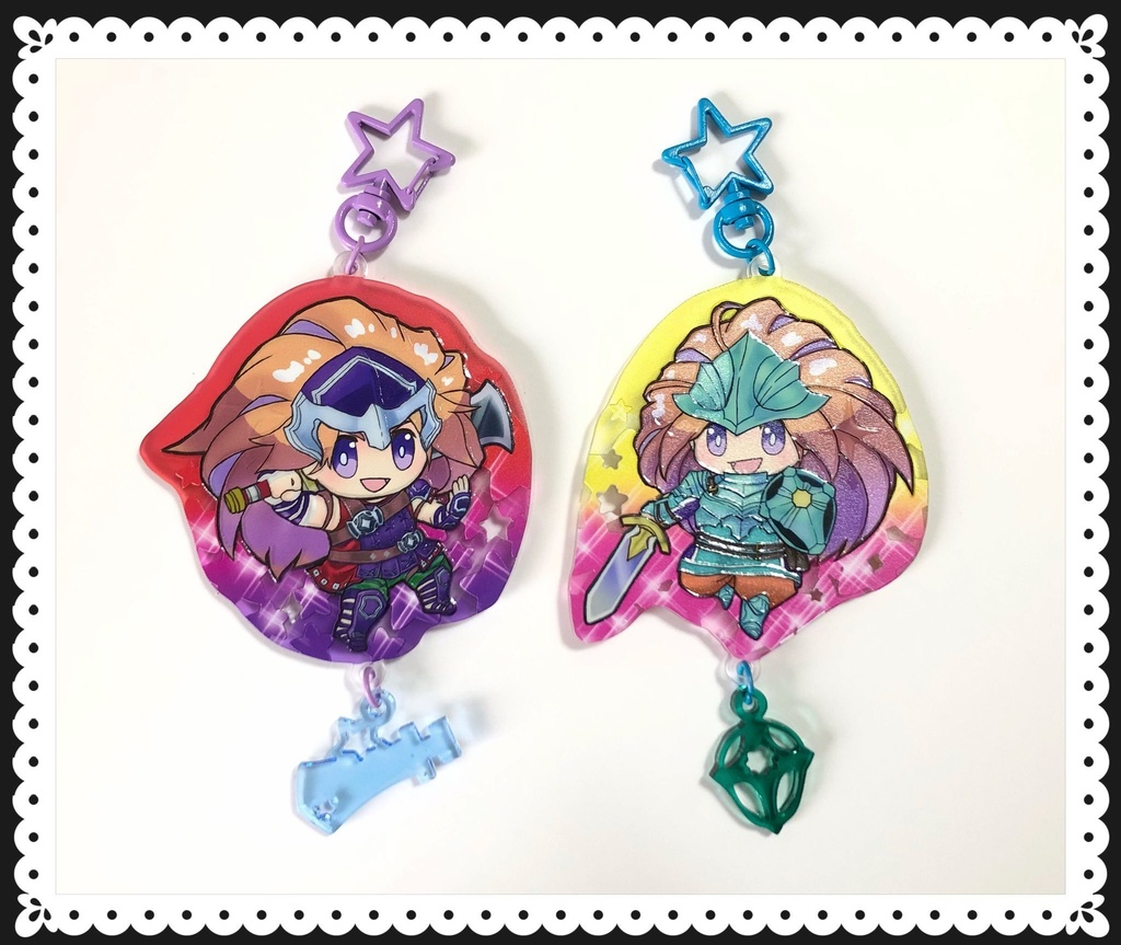 【クラス2】デュランのゆらキラアクリルキーホルダー【あんしんBOOTHパック】