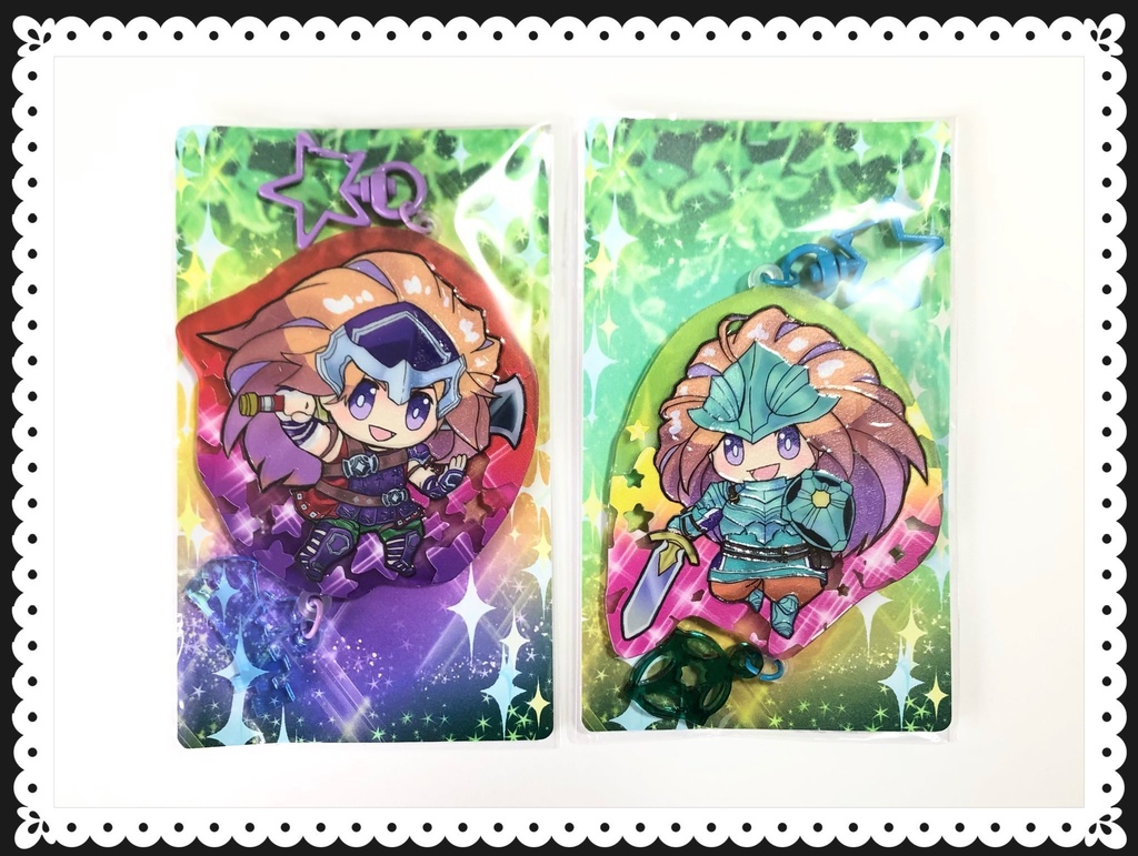 【クラス2】デュランのゆらキラアクリルキーホルダー【あんしんBOOTHパック】