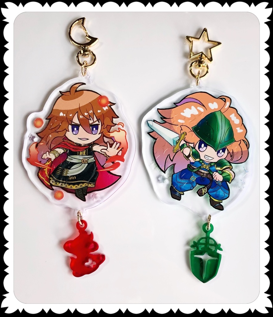 ライバル!デュラン・紅蓮の魔導師アクリルキーホルダー