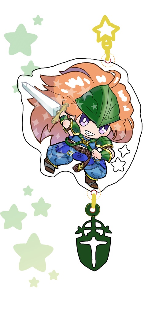 ライバル!デュラン・紅蓮の魔導師アクリルキーホルダー