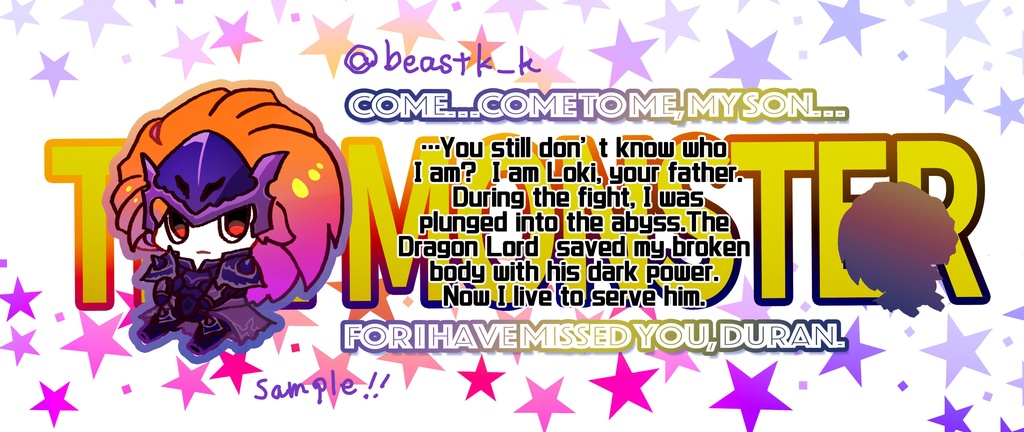 【4/11新作】闇堕ちモンスターくんのぐびぐびマグカップ