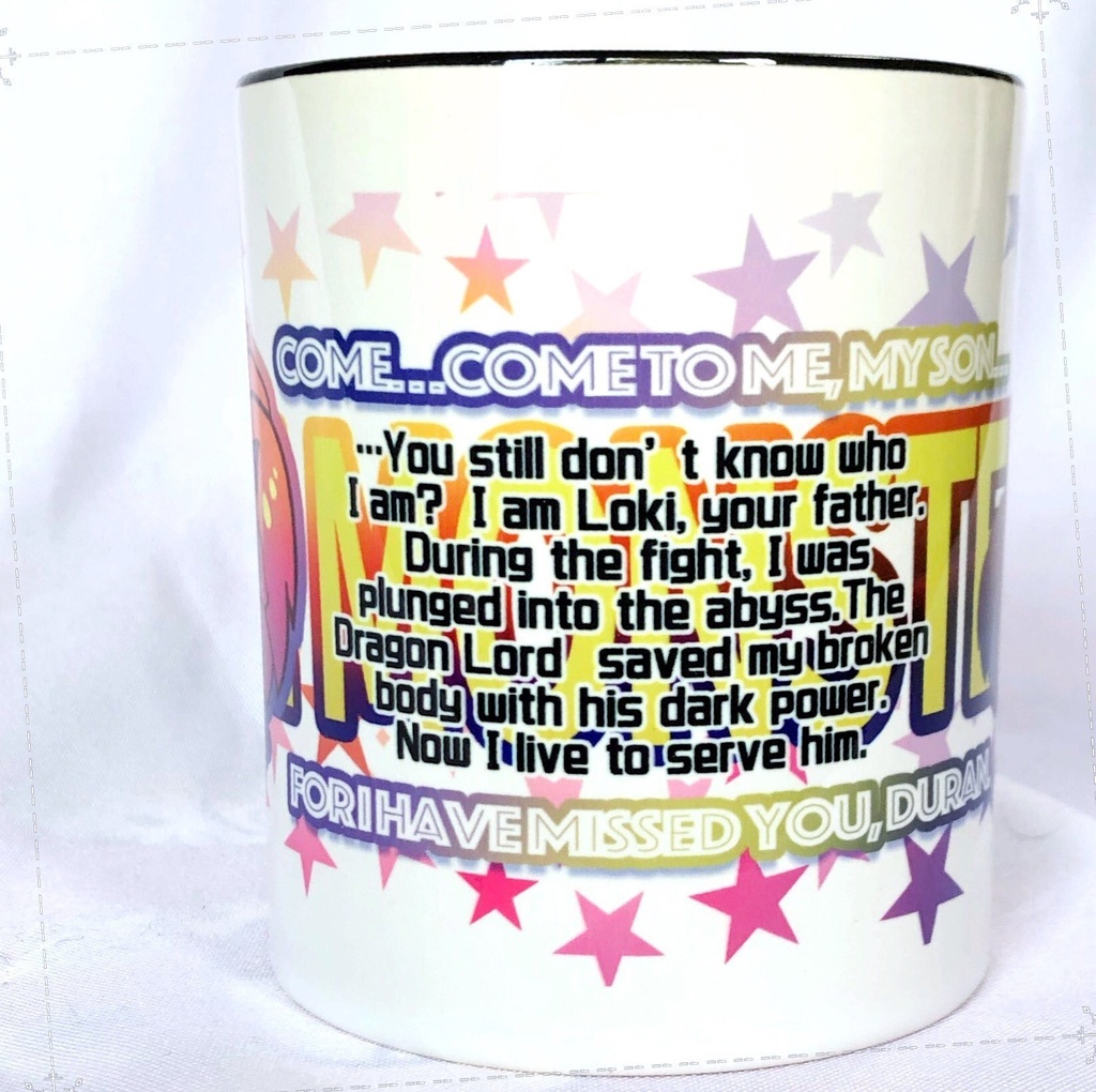 【4/11新作】闇堕ちモンスターくんのぐびぐびマグカップ