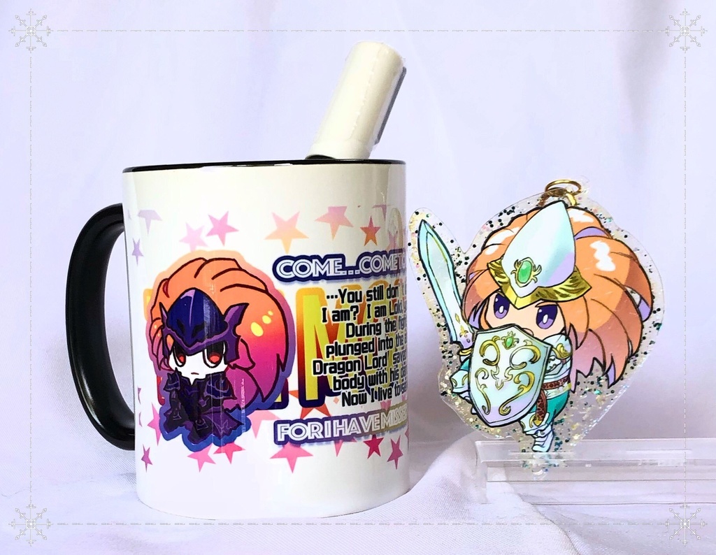 【4/11新作】闇堕ちモンスターくんのぐびぐびマグカップ