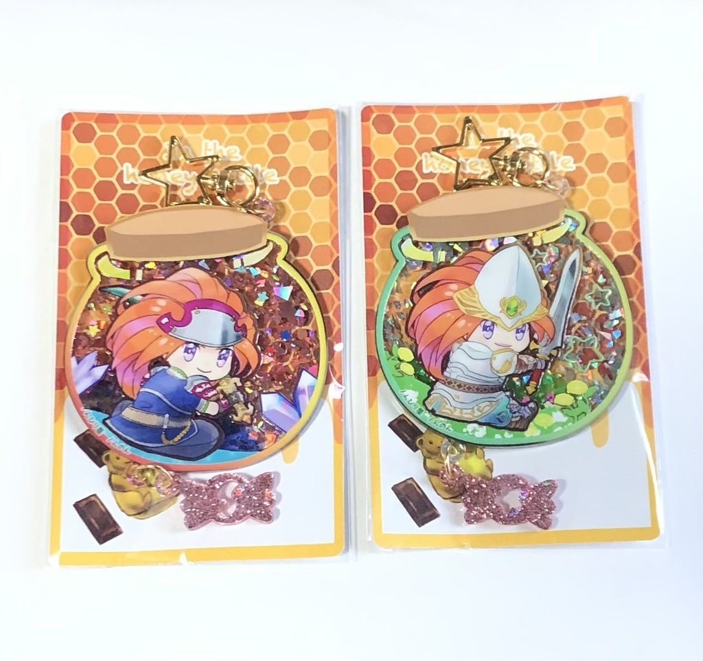 【マナフェス!2新作】びんづめキラキラアクリルキーホルダー