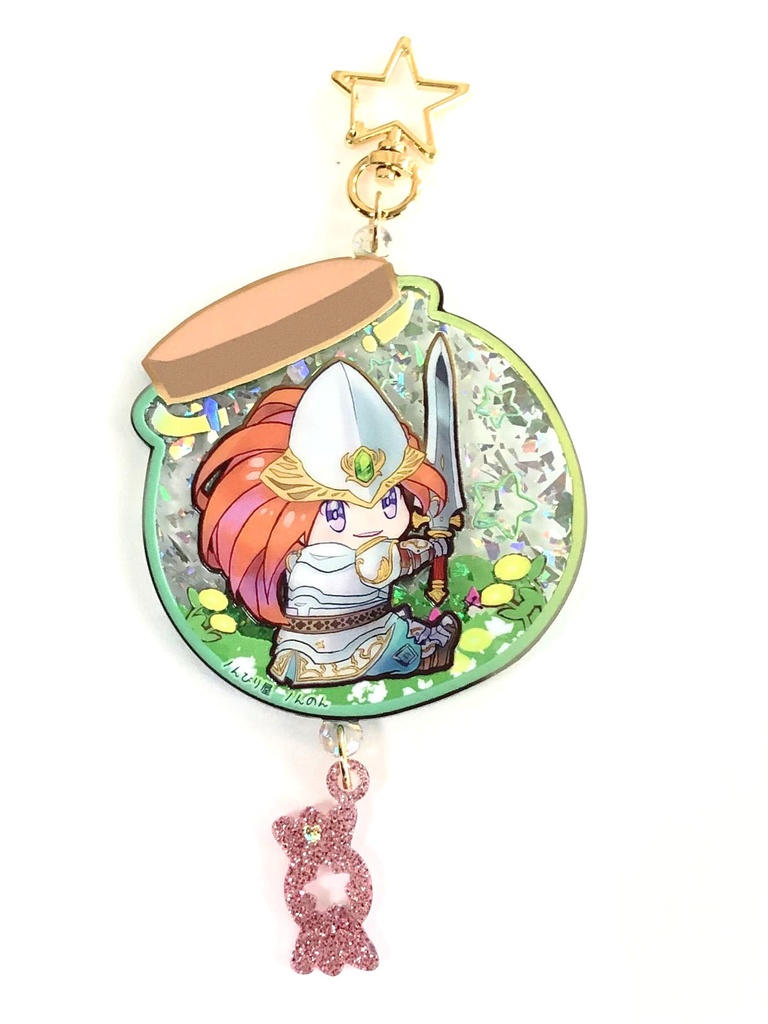 【マナフェス!2新作】びんづめキラキラアクリルキーホルダー