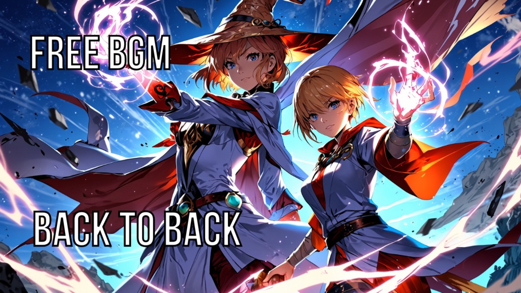 Back to Back｜フリーBGM素材｜ループ処理済｜ゲーム・動画・配信向け音楽素材
