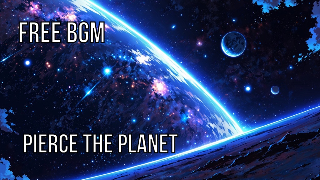Pierce the planet｜フリーBGM素材｜ループ処理済｜ゲーム・動画・配信向け音楽素材