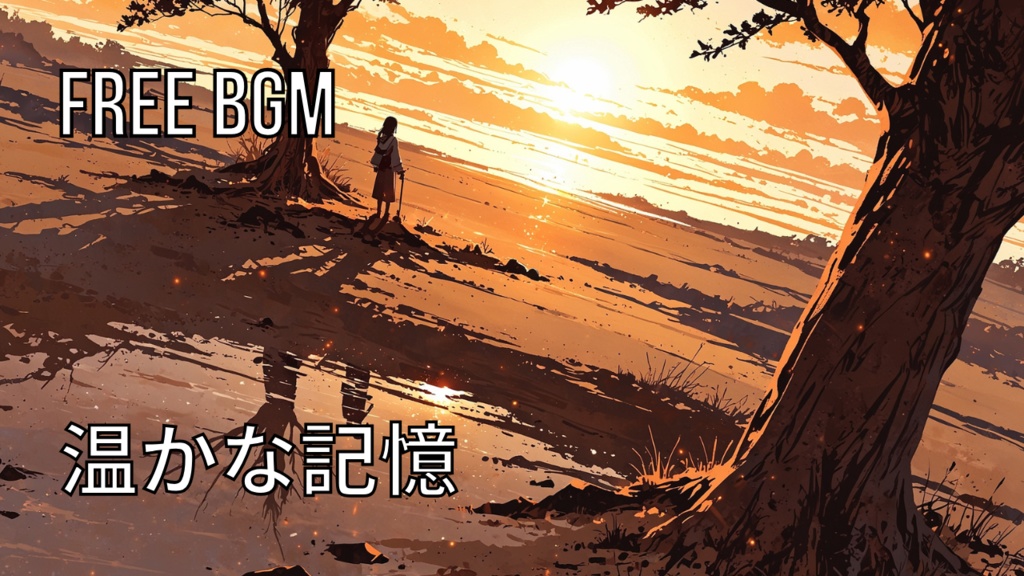 温かな記憶｜フリーBGM素材｜ループ処理済｜ゲーム・動画・配信向け音楽素材