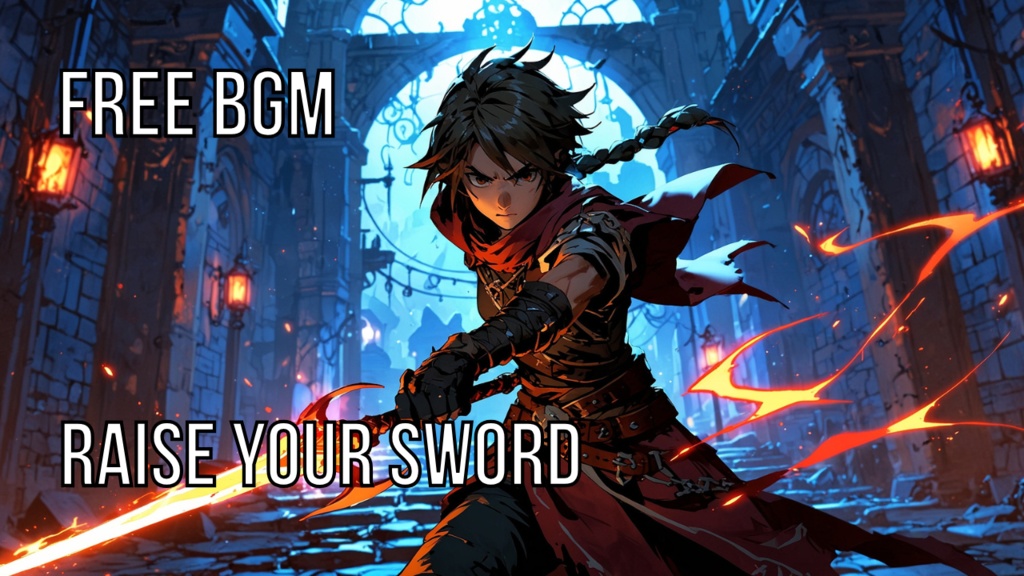 Raise your Sword｜フリーBGM素材｜ループ処理済｜ゲーム・動画・配信向け音楽素材