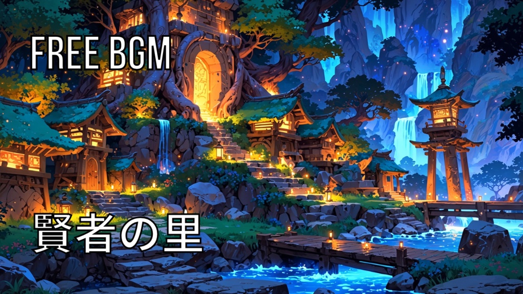 賢者の里｜フリーBGM素材｜ループ処理済｜ゲーム・動画・配信向け音楽素材