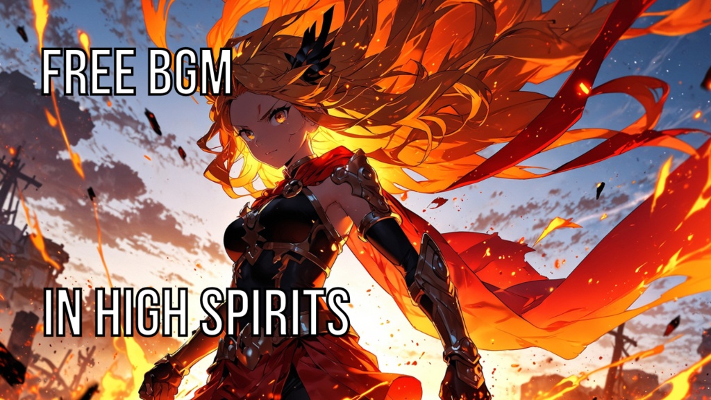 In high spirits｜フリーBGM素材｜ループ処理済｜ゲーム・動画・配信向け音楽素材