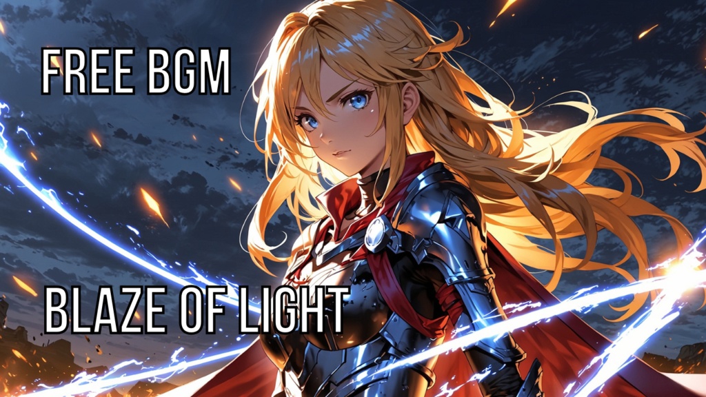 Blaze of light｜フリーBGM素材｜ループ処理済｜ゲーム・動画・配信向け音楽素材
