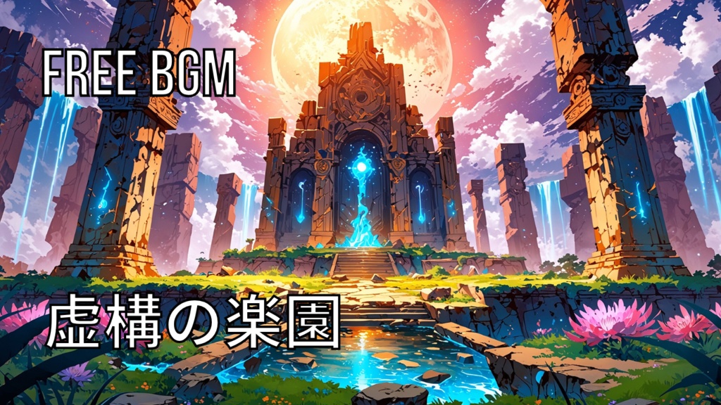 虚構の楽園｜フリーBGM素材｜ループ処理済｜ゲーム・動画・配信向け音楽素材