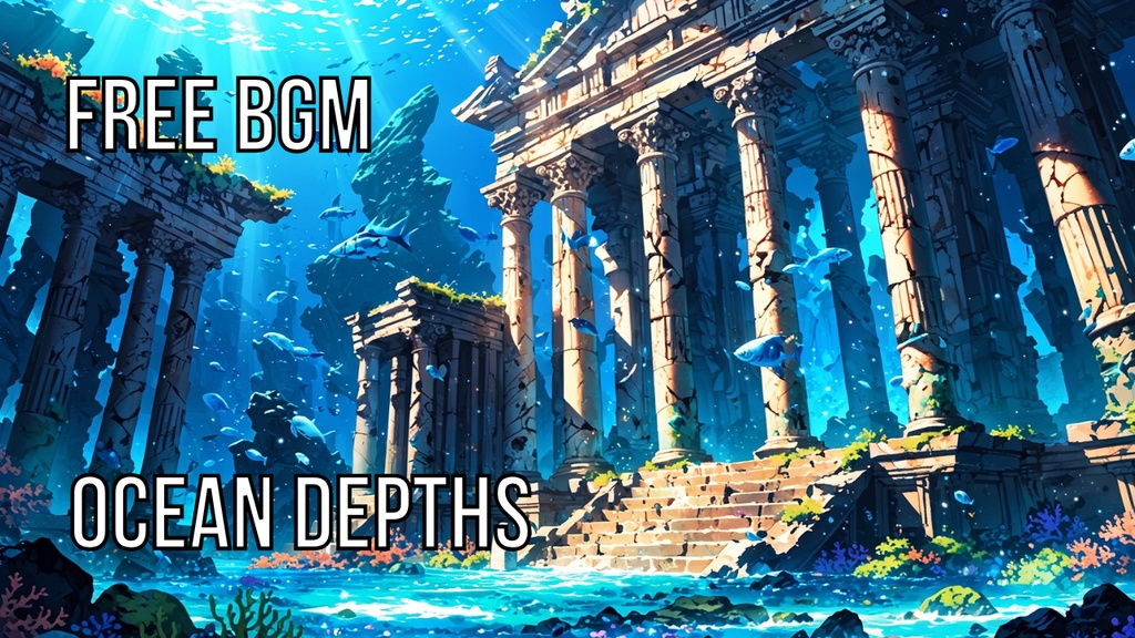 Ocean depths｜フリーBGM素材｜ループ処理済｜ゲーム・動画・配信向け音楽素材