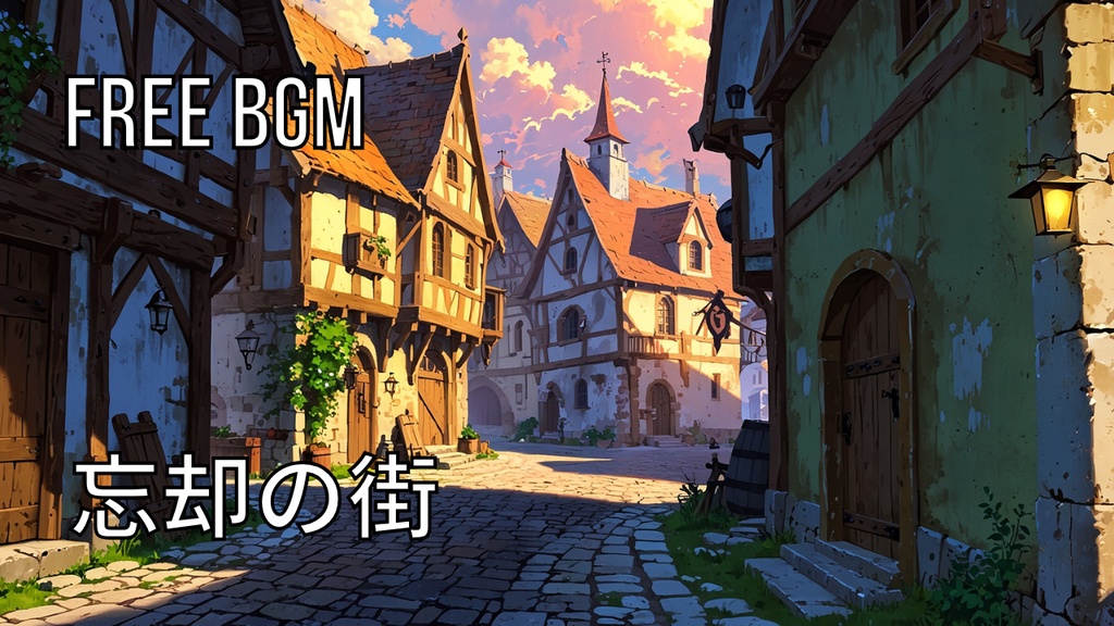 忘却の街|フリーBGM素材|ループ処理済|ゲーム・動画・配信向け音楽素材