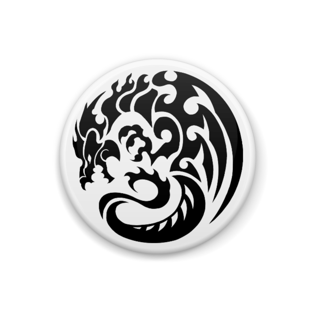 傭兵ギルドロゴ缶バッジ