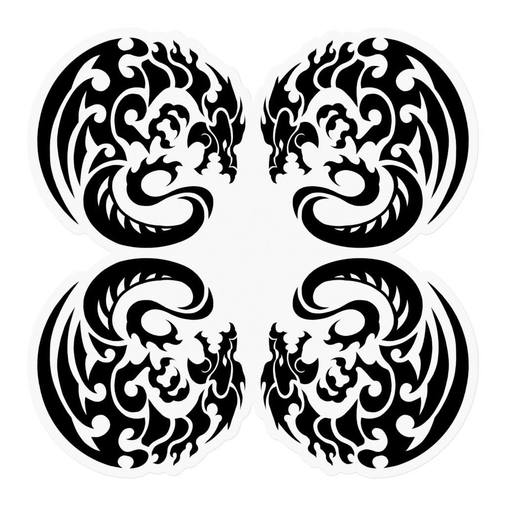 自分で切り離す傭兵ロゴステッカー