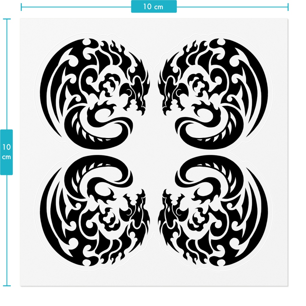 自分で切り離す傭兵ロゴステッカー
