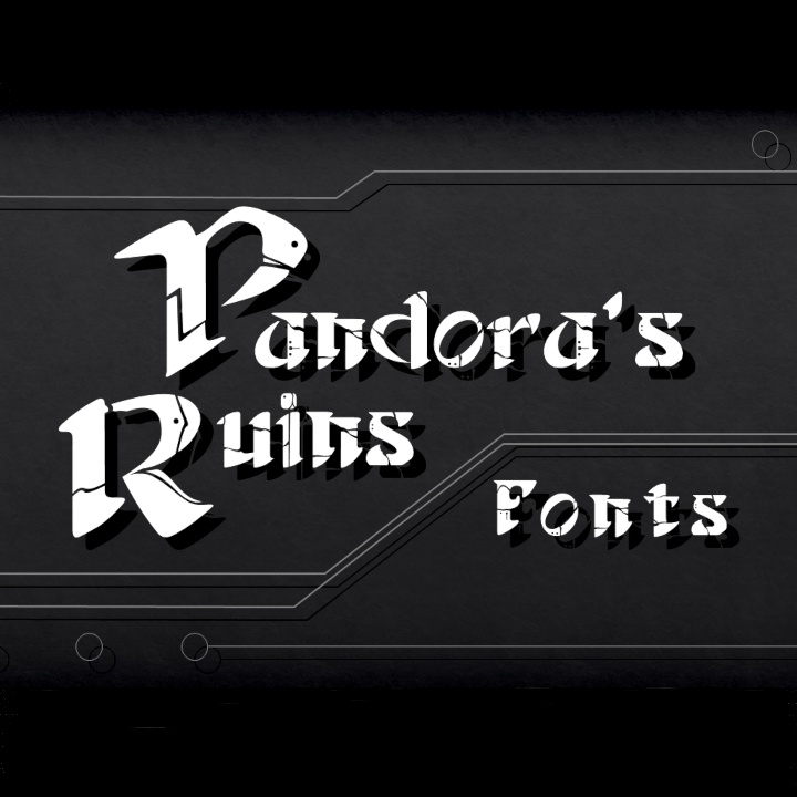 まっつん丸の「Pandora’s Ruins Fonts」【無料・商用利用可】