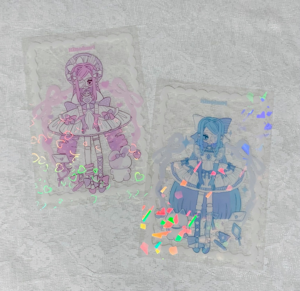 🩷🍓キラキラクリアポスカ🍒🩵