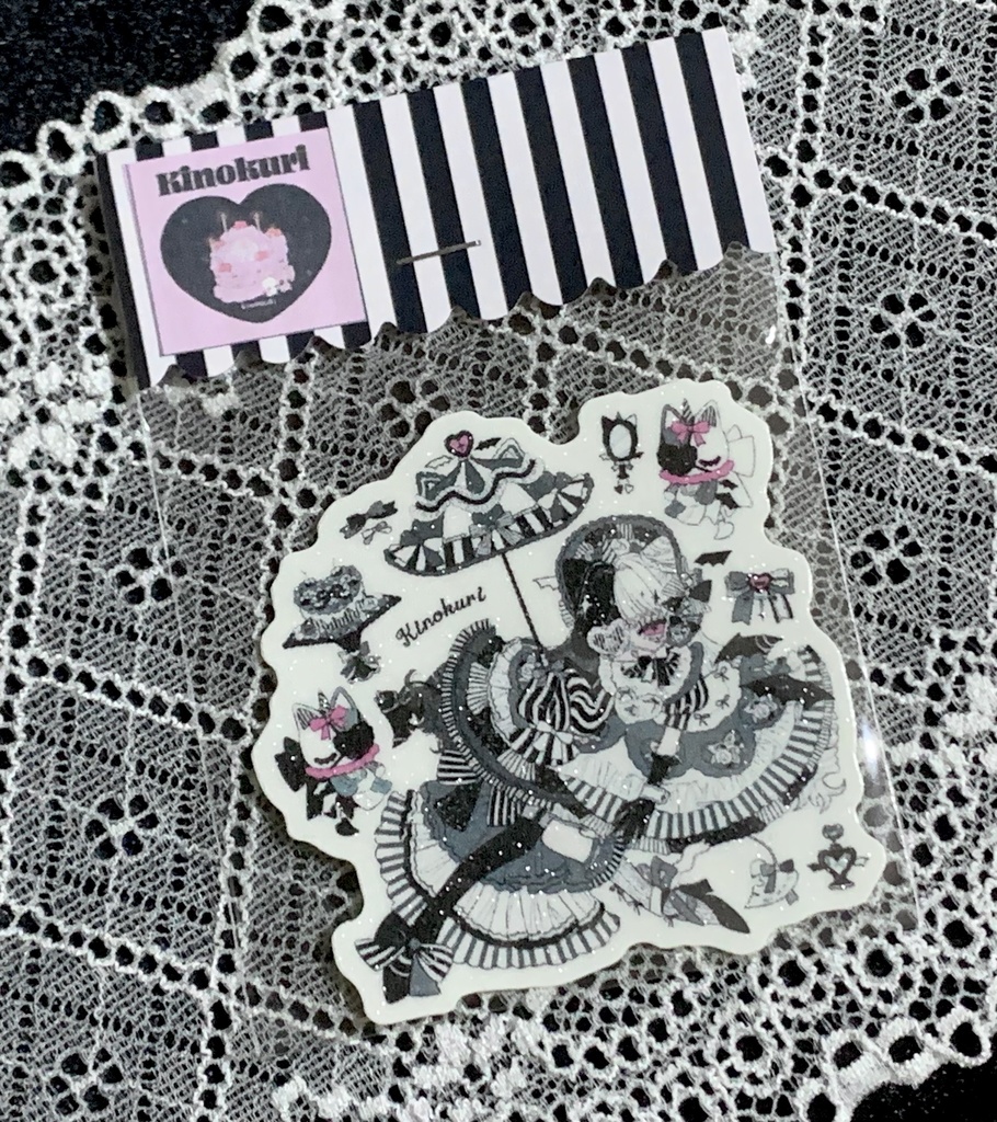 Berryちゃんラメキラステッカー♡✨