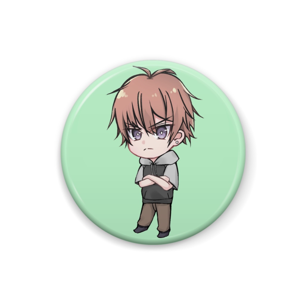 塩原榛斗/缶バッチ