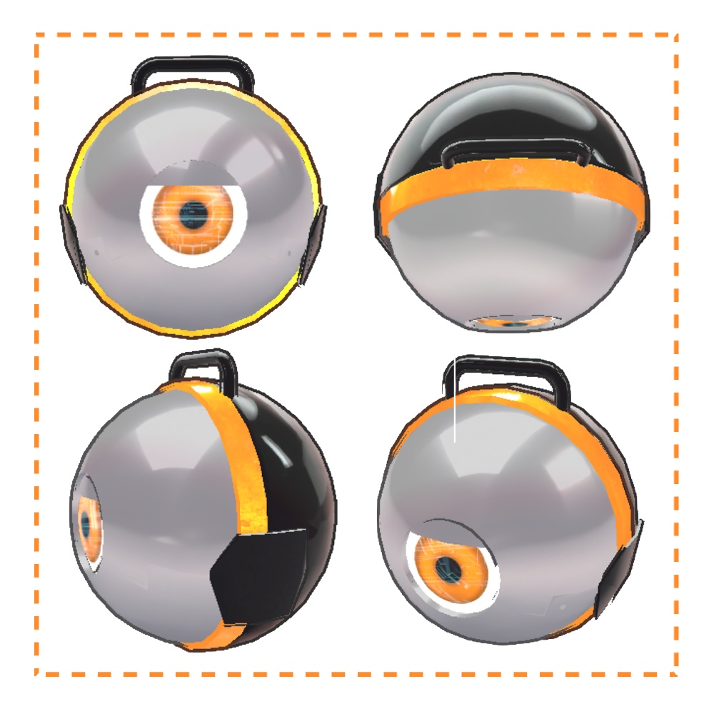 【PB設定済み】追従する!単眼ロボットペット