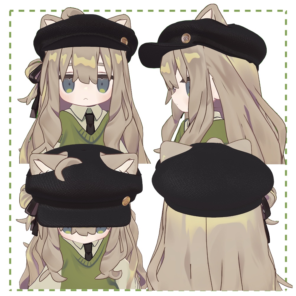 【キプフェル対応】耳出しキャスケット