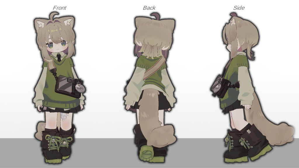 【キプフェル対応】もみあげうるふ【PB設定済】