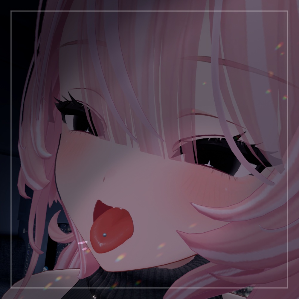 【ミルティナ対応】Simple Tongue Pierce【MA対応】