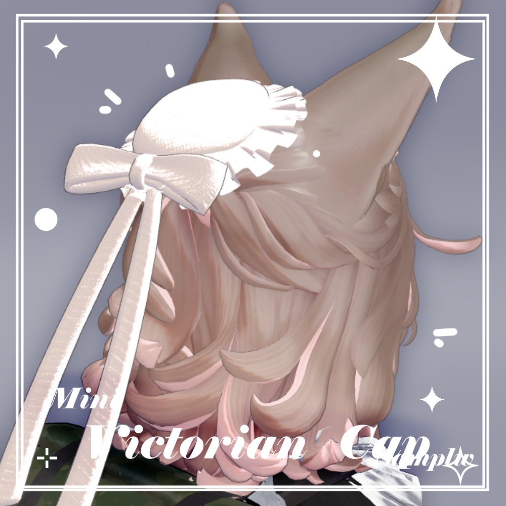 【マリシア対応】Mini Victorian Cap【PB設定済】