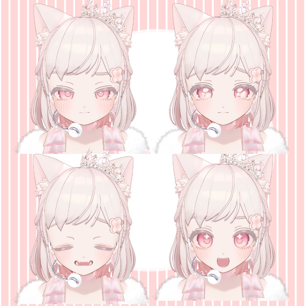 【しらつめ対応】なめらか表情アニメーション【FaceEmo】