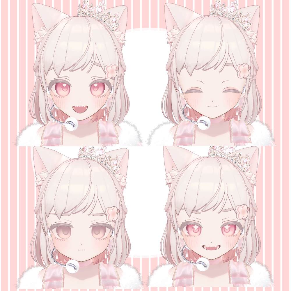 【しらつめ対応】なめらか表情アニメーション【FaceEmo】