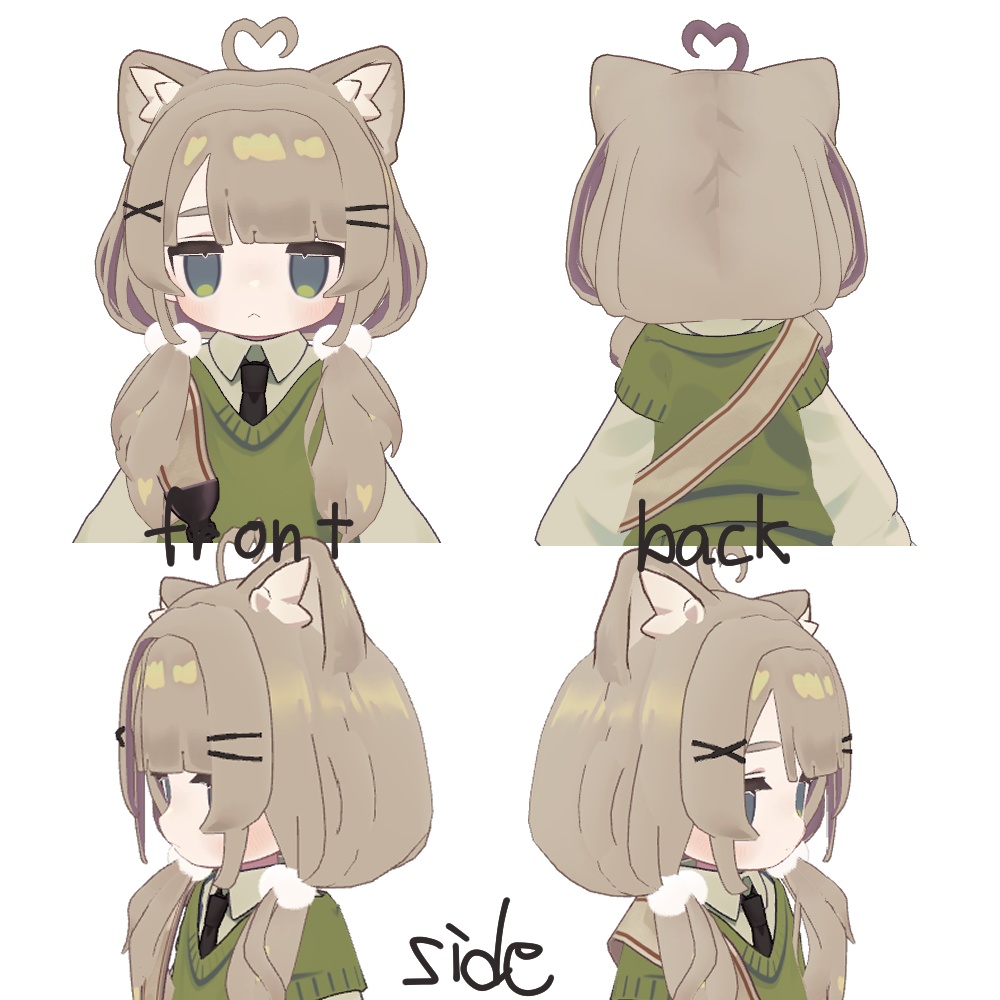 【3アバター対応】ふわもこローツイン【PB設定済】