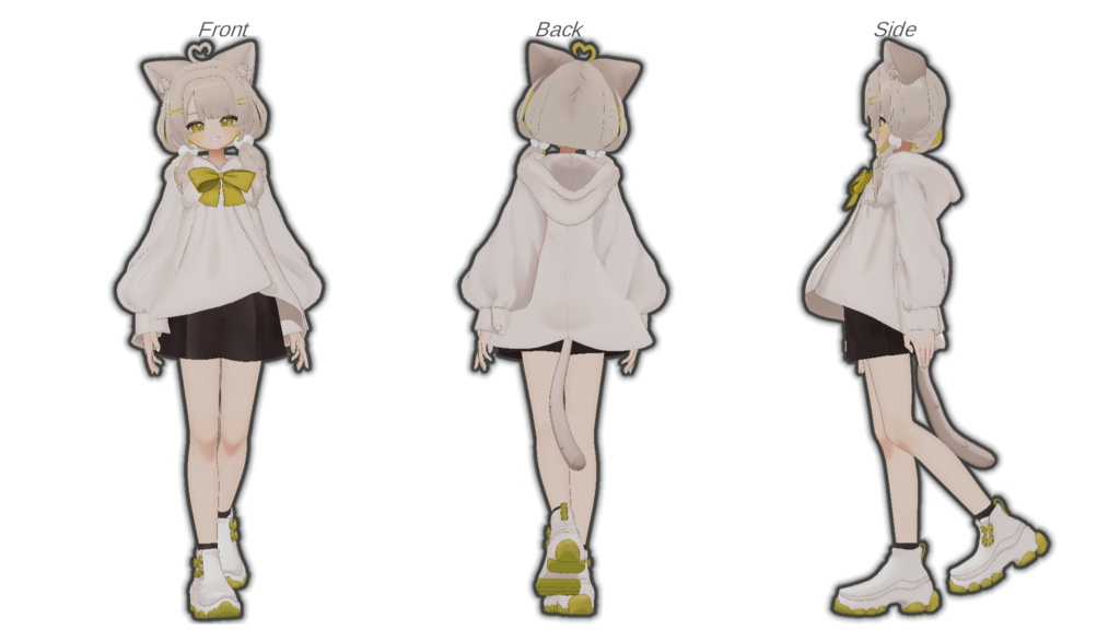 【3アバター対応】ふわもこローツイン【PB設定済】