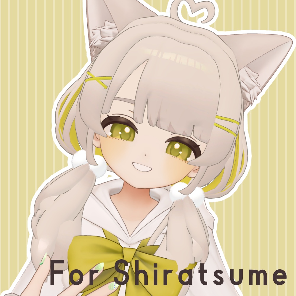 【3アバター対応】ふわもこローツイン【PB設定済】