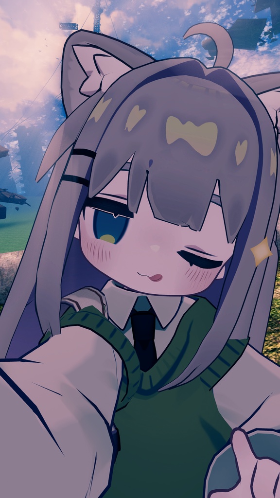 【キプフェル・みみのこ対応】さらさらサイドアップ【PB設定済】