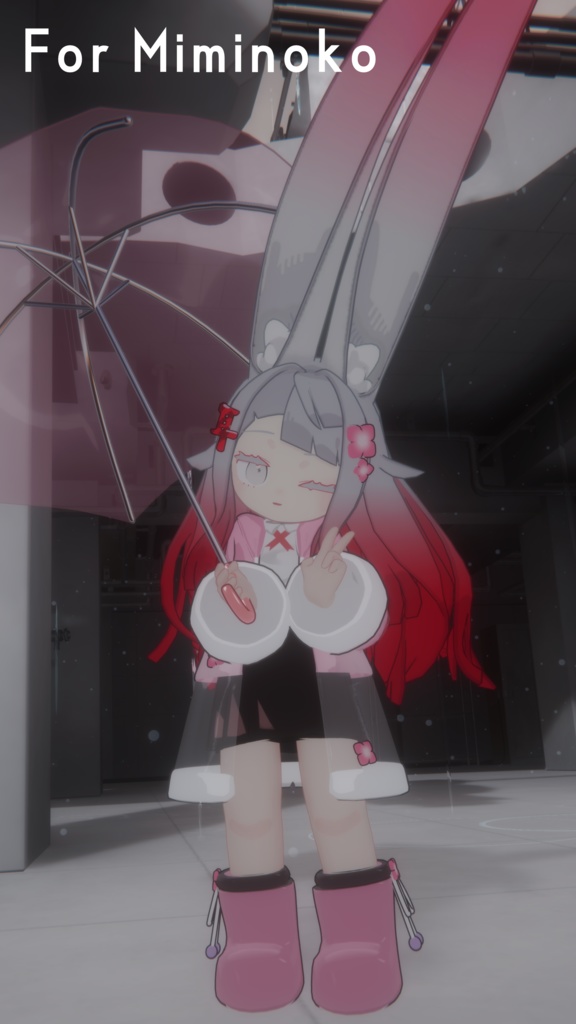 【キプフェル・みみのこ対応】あじさいレインコート【まめふれんず】