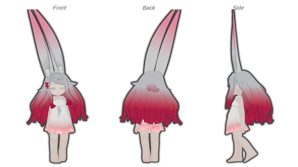 【キプフェル・みみのこ対応】Simple Summer Onepiece【まめふれんず】