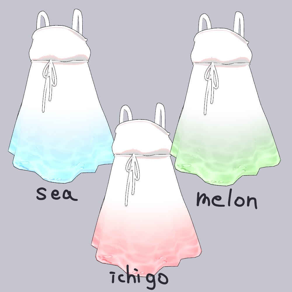 【キプフェル・みみのこ対応】Simple Summer Onepiece【まめふれんず】