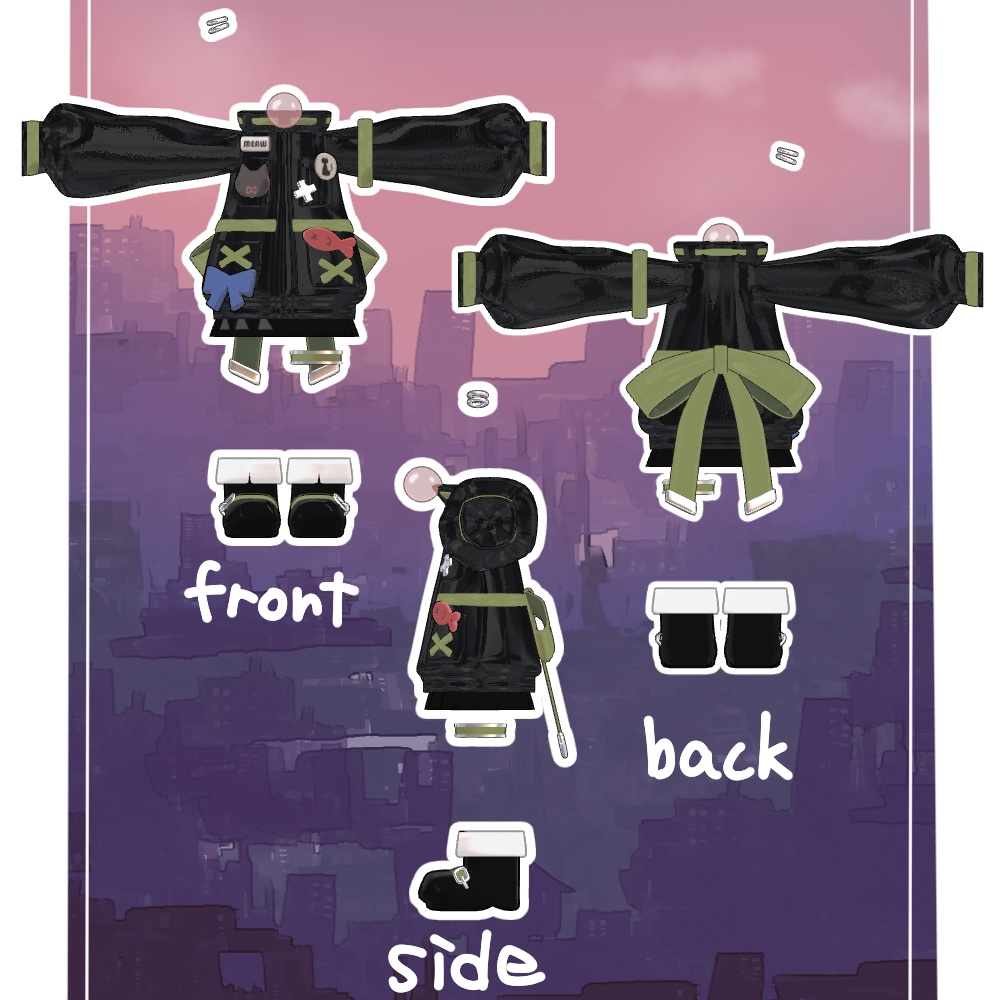 【5アバター対応】Meow Jumper【まめふれんず】