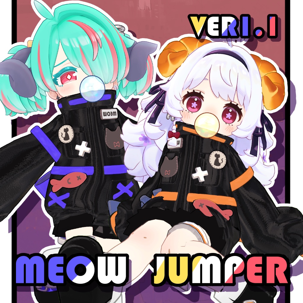 【5アバター対応】Meow Jumper【まめふれんず】
